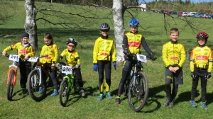 Unser Team in Nová Pec: Hannah, Franziska, Maximilian, Magdalena, Leonie, Maximilian W., Tristan